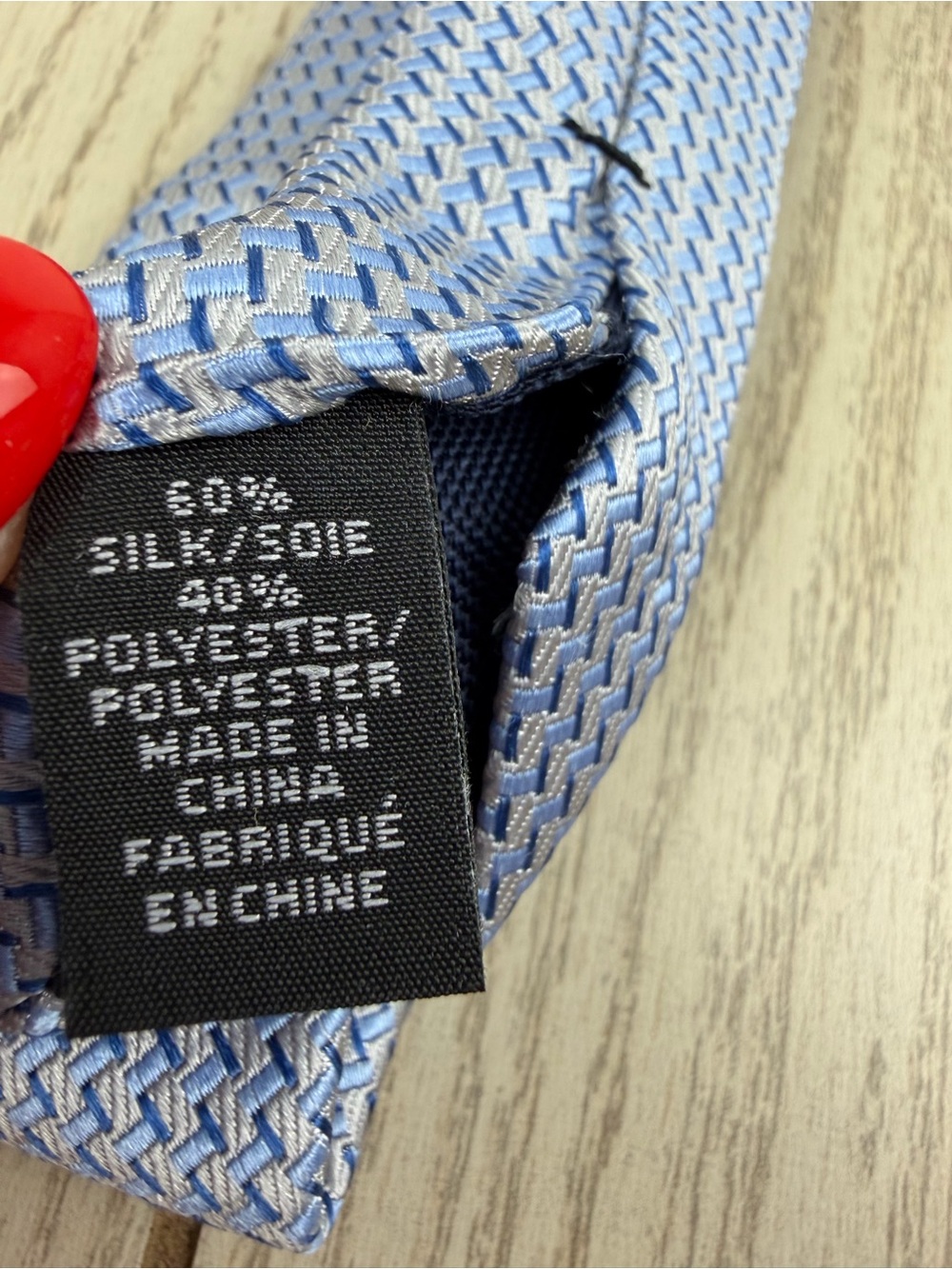 922 Michael Kors Tie Exeter Mini 400 Blue 2MKC24-1011 Silk Blend $69.50 - Picture 3 of 5
